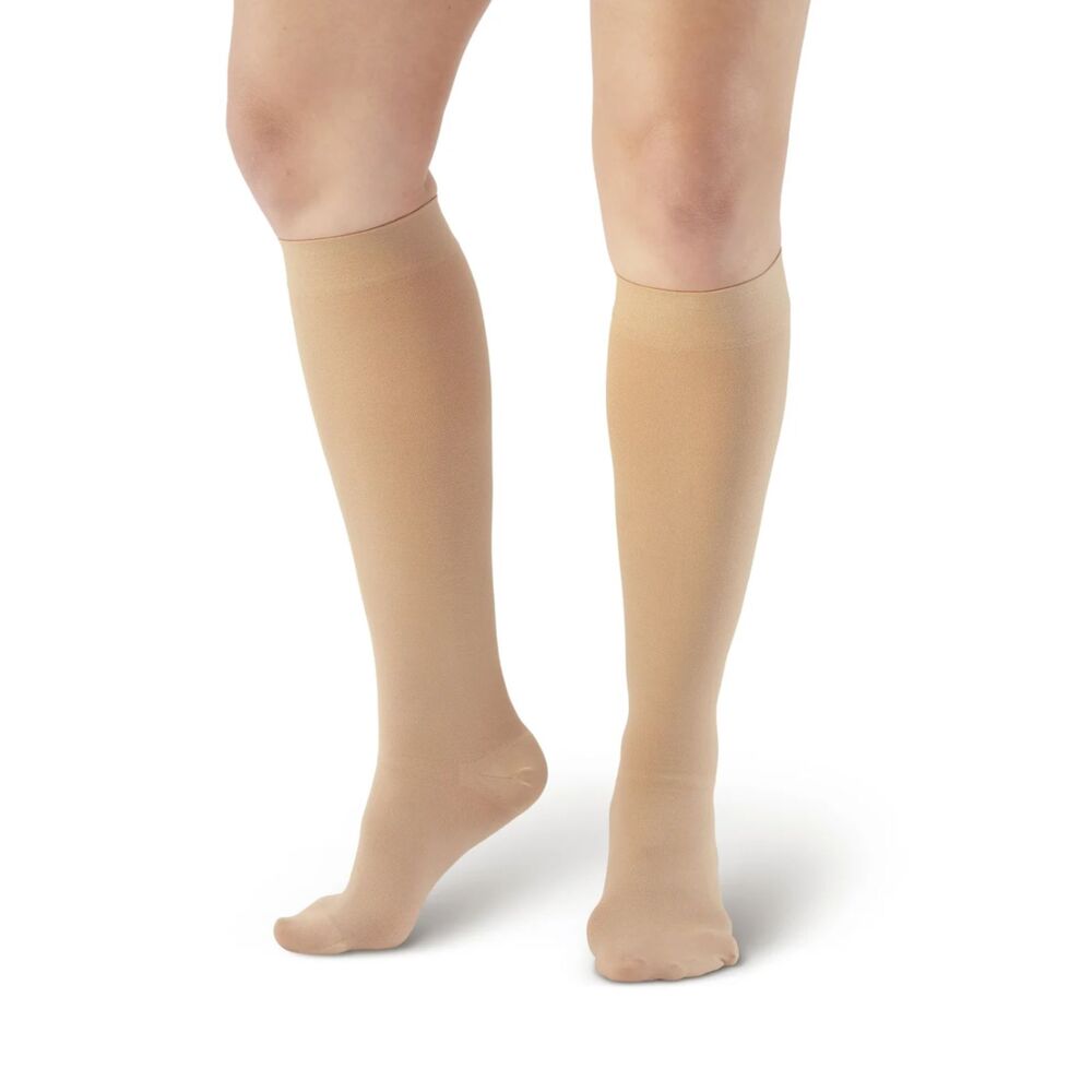 Ames Walker Medical Compression Knee-High Stockings – 20-30 mmHg, Small